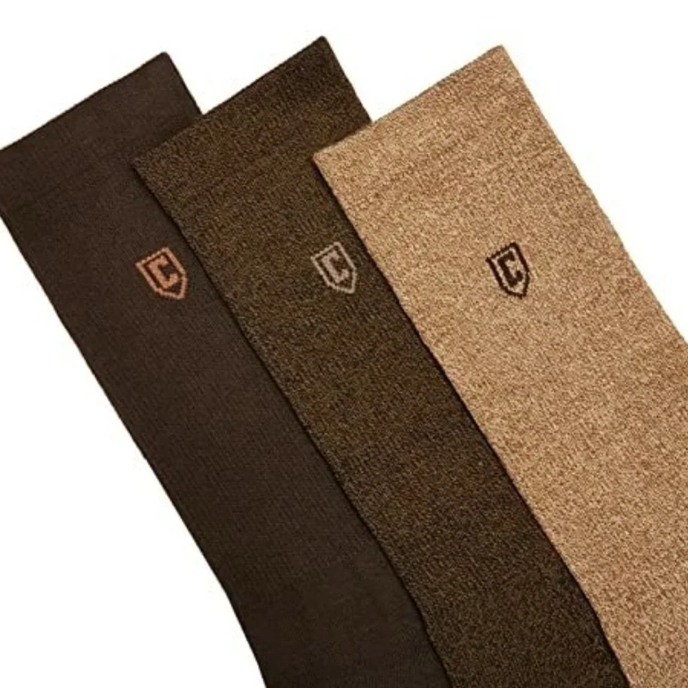 Chaps Men's Casual Socks - Pima Cotton Blend 3 Pack Performance Casual NWT!